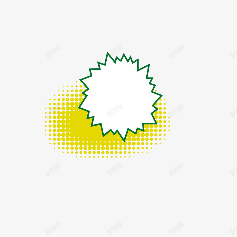 绿色爆炸线png免抠素材_新图网 https://ixintu.com 手绘 爆炸线 爆炸背景圆点 爆炸花纹 矢量边框 绿色 锯齿