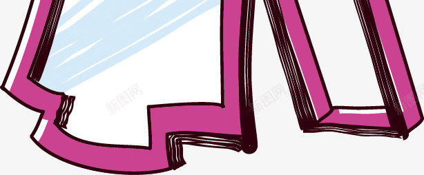 手绘时尚女性生活试衣镜png免抠素材_新图网 https://ixintu.com 手绘卡通 手绘时尚女性生活 晾衣架 购物袋 连衣裙 鞋子