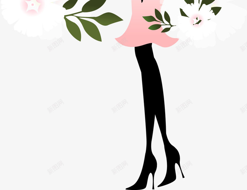 时尚装饰插图美女侧身png免抠素材_新图网 https://ixintu.com 侧身 时尚 美女 老人和孩子 花卉 装饰插图 装饰画 长发美女