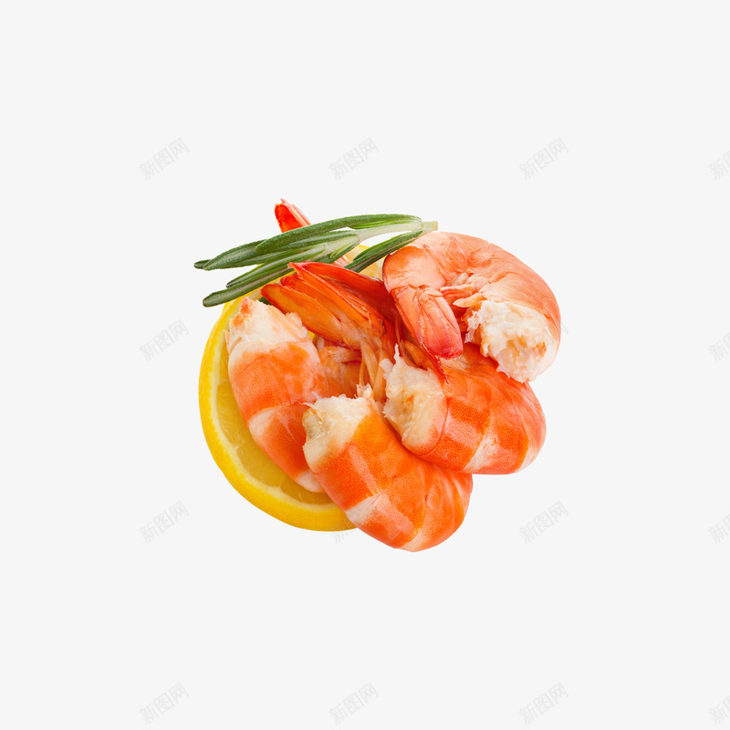 去头虾png免抠素材_新图网 https://ixintu.com 新鲜 海鲜 食物