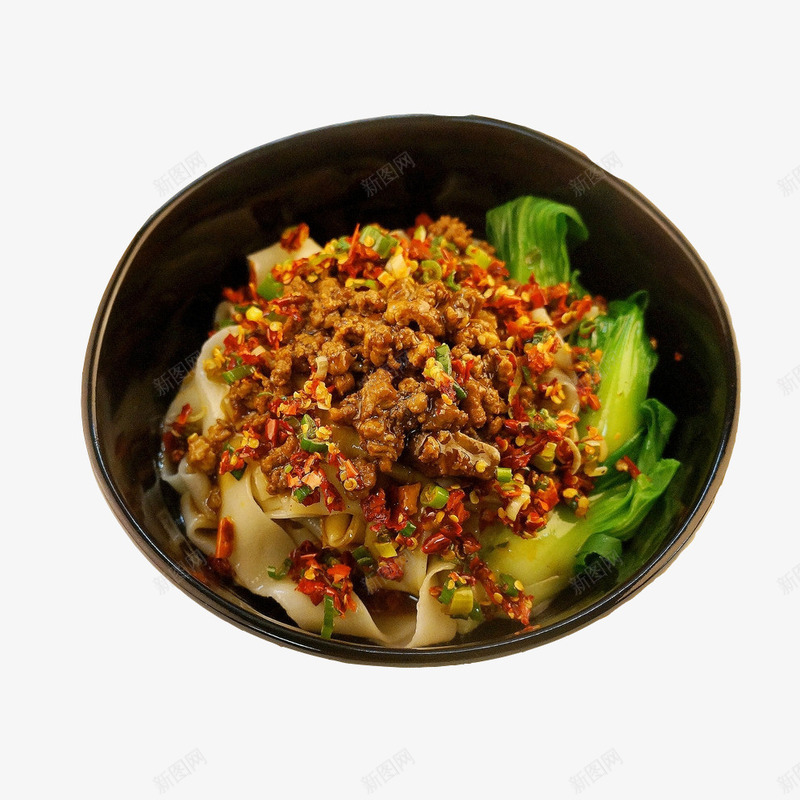 产品实物肉末卤肉面png免抠素材_新图网 https://ixintu.com 中餐 传统美食 卤肉面 名菜 地方菜 家常菜 扯面 特色菜 美食 肉末 肉面 菜谱 餐饮美食