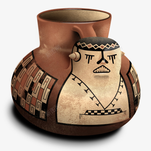 哭泣的人古代陶器图标png_新图网 https://ixintu.com png 古代 哭泣 图标 陶器