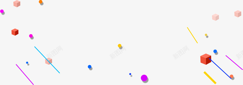 漂浮的几何形状png免抠素材_新图网 https://ixintu.com 几何 形状 漂浮