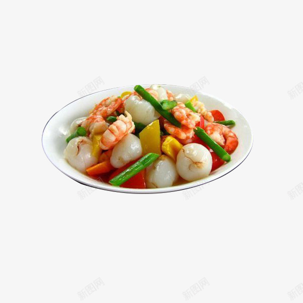 荔枝小龙虾炒菜png免抠素材_新图网 https://ixintu.com 产品实物 家常 炒菜