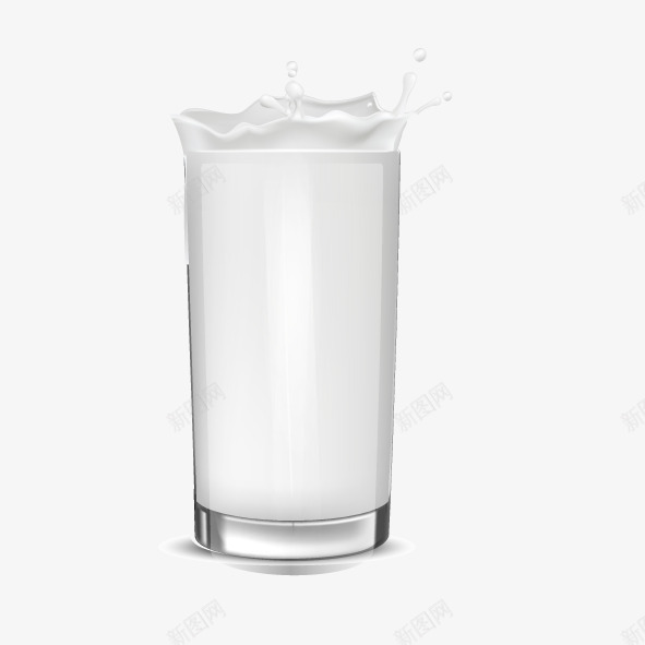 一杯牛奶png免抠素材_新图网 https://ixintu.com 新鲜牛奶 牛奶 玻璃杯 纯牛奶 美味 营养 营养品 鲜奶
