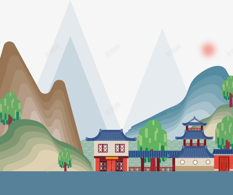 二十四节气春分海报装饰图案png设计背景_新图网 https://ixintu.com 中国传统节气 二十四节气 二十四节气春分 传统节气春分 春分 春分草长莺飞春季二十四节气