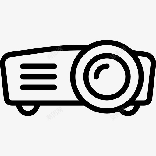 投影机图标png_新图网 https://ixintu.com 商业和金融 图片 影像 技术 投影仪 视频