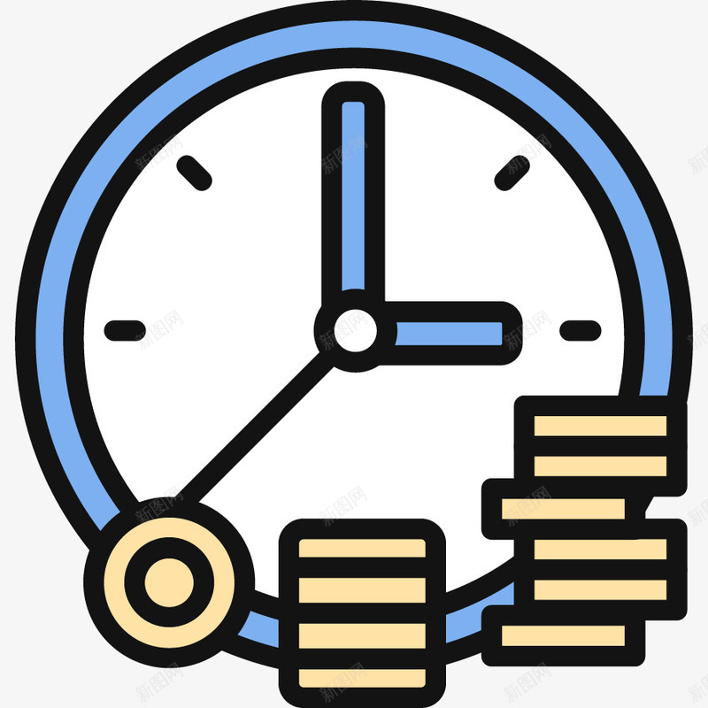 效益图标png_新图网 https://ixintu.com 分析 卡通 图标 工作效率 效率 效益 效益图标