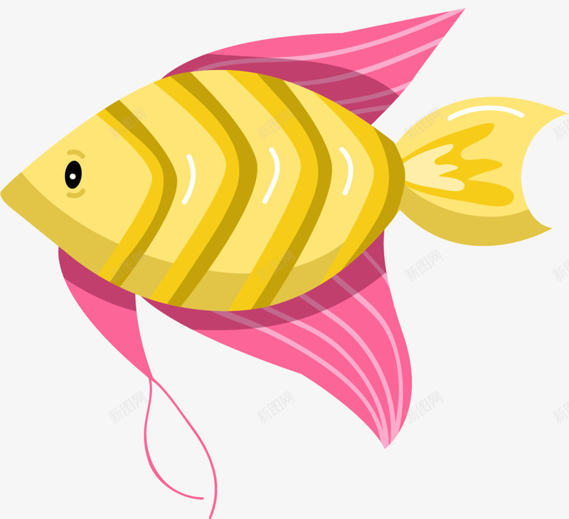 海洋生物条纹小鱼png免抠素材_新图网 https://ixintu.com 一条鱼 条纹小鱼 橙色小鱼 海水鱼 海洋生物 海生生物