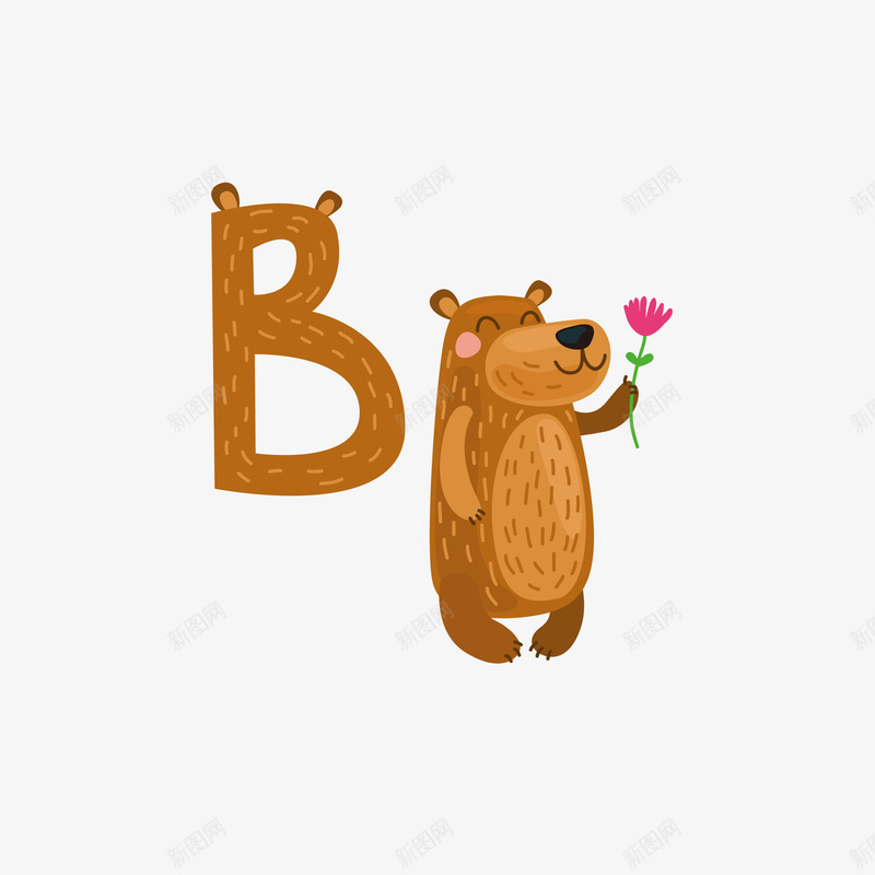 B字母卡通小熊矢量图eps免抠素材_新图网 https://ixintu.com B字母 卡通 卡通动物 可爱 可爱动物 可爱小熊 小熊 矢量图