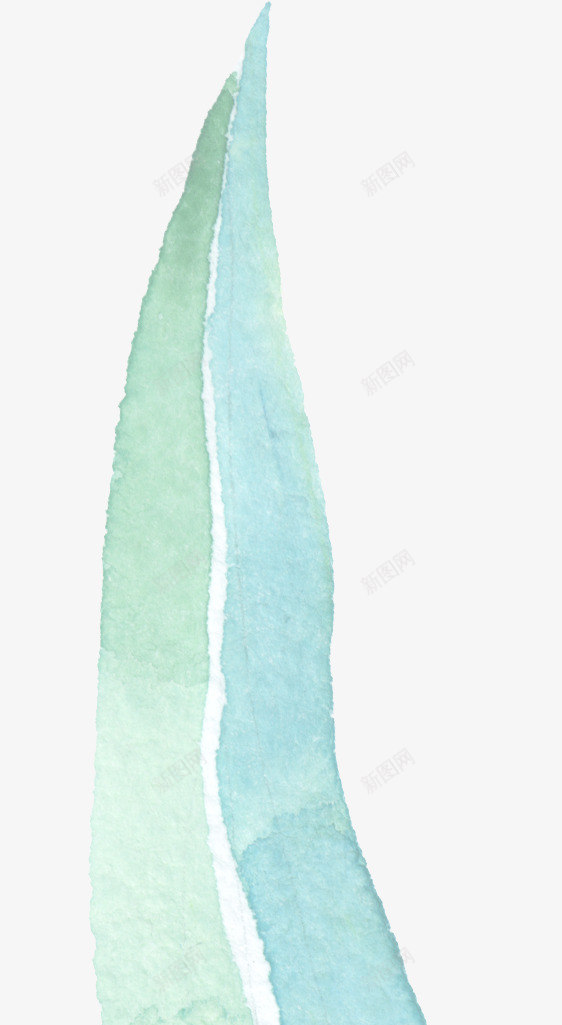绿色水彩画草树叶6png免抠素材_新图网 https://ixintu.com 免扣 手绘 树叶 水彩画 绿色 花草