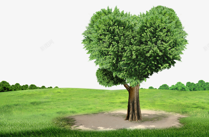 环保绿色大自然png免抠素材_新图网 https://ixintu.com 保护 保护环境 大树 植树 植树节海报素材 绿色 绿色元素 绿色环境 绿色自然 自然环境 自然绿色 草坪