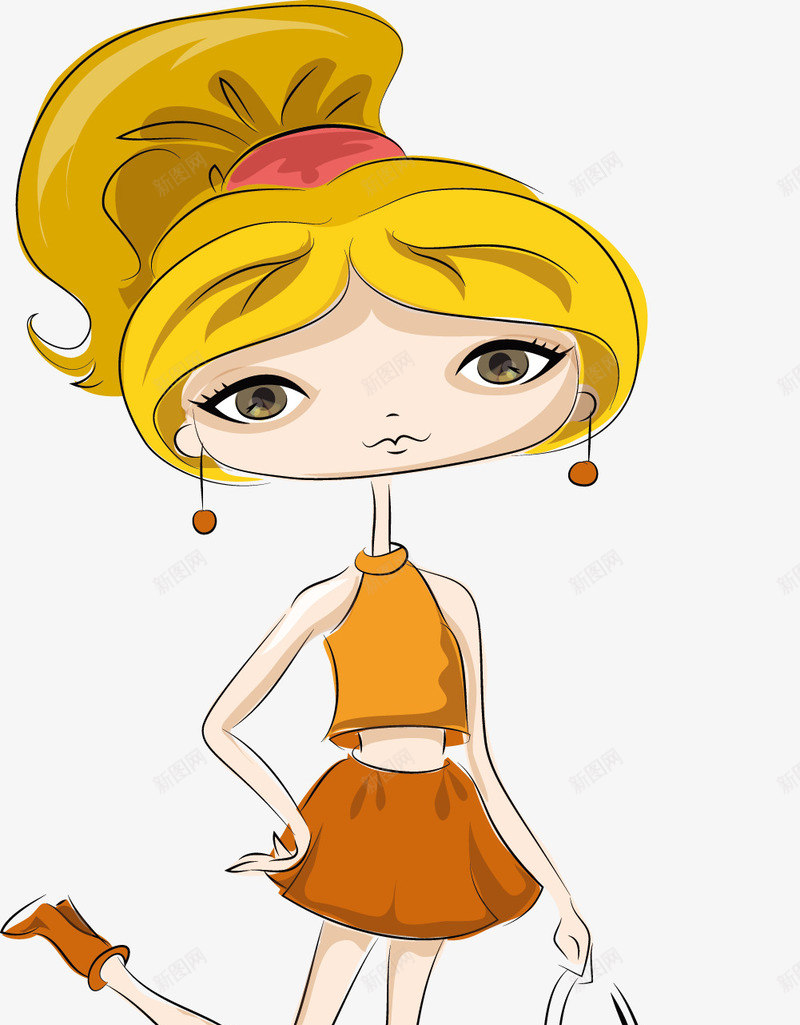 卡通性感金发女人图png免抠素材_新图网 https://ixintu.com 人物 卡通女人 女人 女人人物 女人头像 女孩 女郎 性感女郎 波普女郎 矢量女人 美丽女人