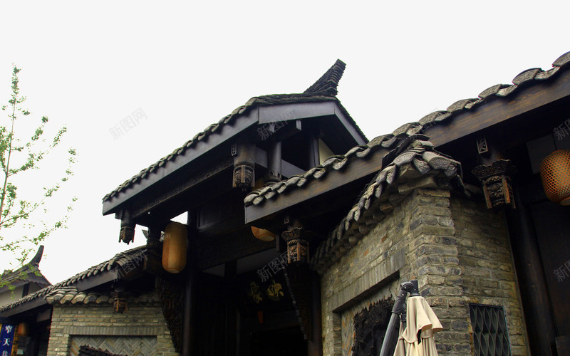 宽窄巷子png免抠素材_新图网 https://ixintu.com 山水 建筑 成都市 成都建筑 摄影 故乡 景点 景色 美景