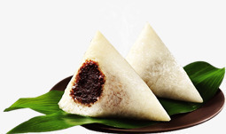 粽子豆沙竹叶png免抠素材_新图网 https://ixintu.com 竹叶 粽子 豆沙