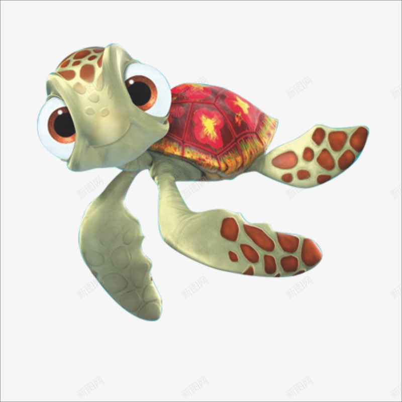 海龟png免抠素材_新图网 https://ixintu.com 乌龟 海生物 跑步的乌龟