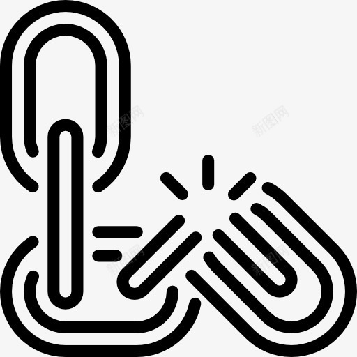 断开的链接图标png_新图网 https://ixintu.com SEO和网络 工具和器具 接口 断开的链接 连接 链连接