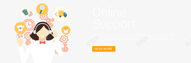 在线购物系统矢量图图标ai_新图网 https://ixintu.com app网页设计 在线支持 扁平图案 手机网页图标 点击入口 网络客服 网络购物 网页图标 网页模板 矢量图