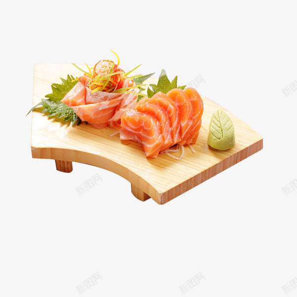 海鲜三文鱼png免抠素材_新图网 https://ixintu.com 产品实物 凉菜 小吃 生鱼片