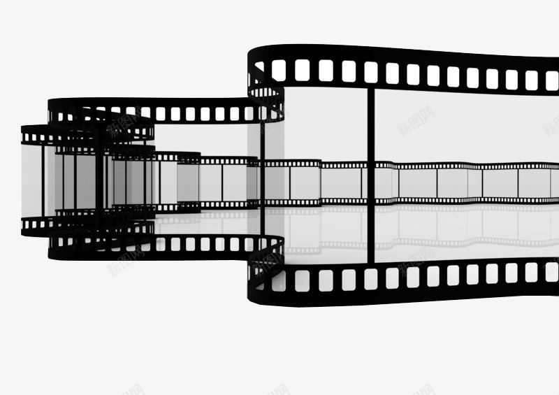 透明电影胶圈图标png_新图网 https://ixintu.com 动感 影视 拍摄 摄像 时光 电影 电影胶圈 胶卷 胶圈