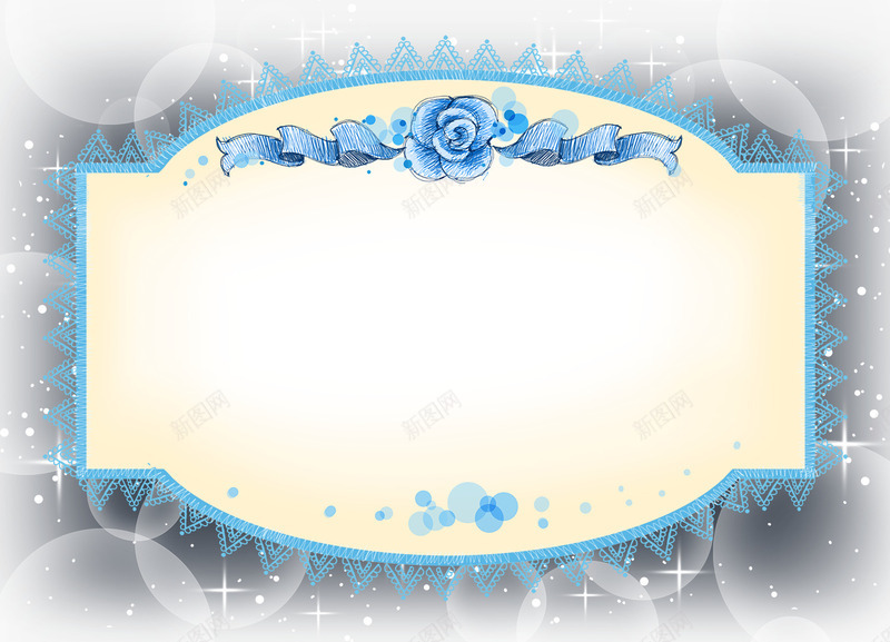 心愿卡卡片蓝色背景png免抠素材_新图网 https://ixintu.com 卡片 心愿卡 花朵 蓝色 蓝色背景 虎年心愿卡