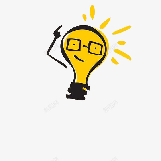 创意灯泡png免抠素材_新图网 https://ixintu.com 小灯泡 手绘灯泡 明灯 灯泡免扣PNG 灯泡插画 黄色灯泡