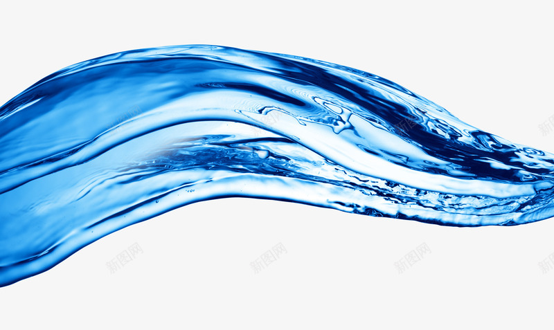 海水海浪png免抠素材_新图网 https://ixintu.com 水 水浪 纹理 蓝色