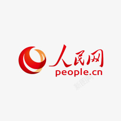 凤凰新闻logo红色人民网logo标志图标高清图片