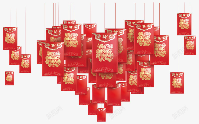 悬挂的钱包元素png免抠素材_新图网 https://ixintu.com 元素 悬挂 钱包