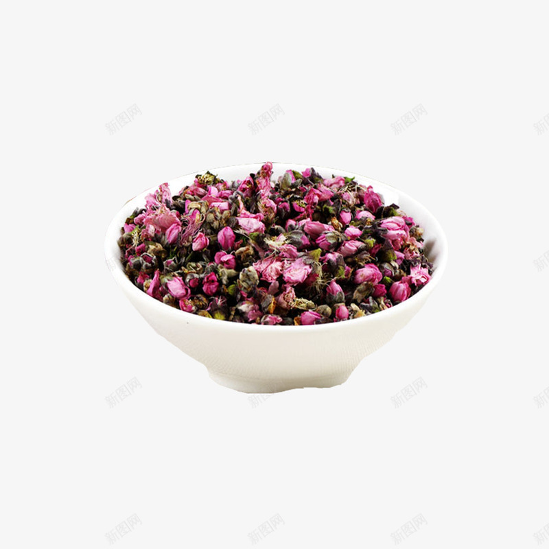 产品实物桃花茶一碗png免抠素材_新图网 https://ixintu.com 优质 养生 养生茶 完整 桃花 桃花干 桃花茶 淡雅 清香 瓷碗 自然风干 花茶 花草茶 茶 茶饮品 风干植物 饱满