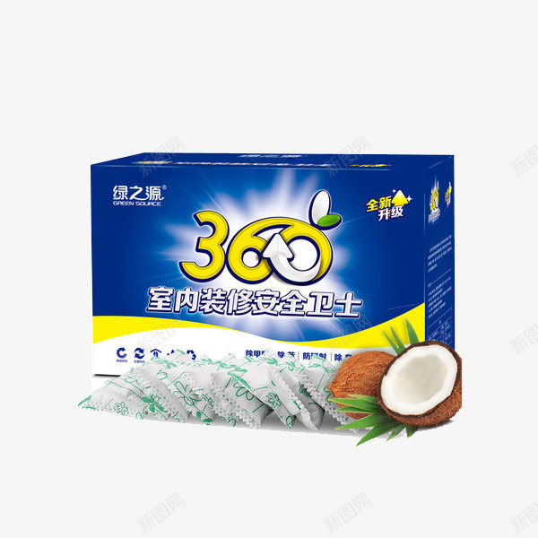 绿之源室内装修安全卫士png免抠素材_新图网 https://ixintu.com 净化空气 持久吸附 新房装修 活性炭 环保 竹碳 除异味 高效除醛