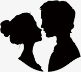 黑色情侣甜蜜png免抠素材_新图网 https://ixintu.com 情侣 甜蜜 素材 黑色