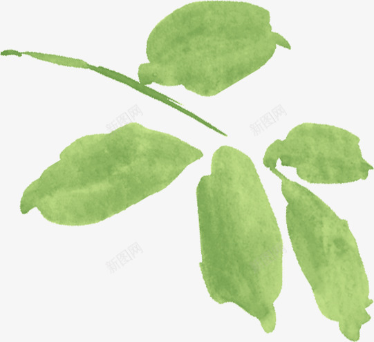 绿色清新树叶花草植物png免抠素材_新图网 https://ixintu.com 树叶 植物 清新 绿色 花草