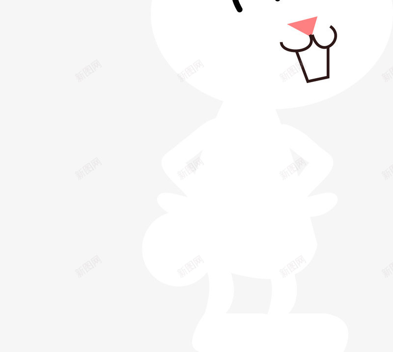大兔牙小兔子png免抠素材_新图网 https://ixintu.com 兔子 兔牙 卡通 小动物 小白兔 得意 生肖