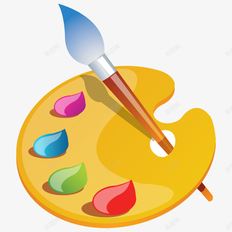 卡通绘画板毛笔笔头png免抠素材_新图网 https://ixintu.com 中国风 古风 文房四宝之一 毛笔 毛笔书法 毛笔头 毛笔笔头免费下载 毛笔笔头实物 毛笔笔杆