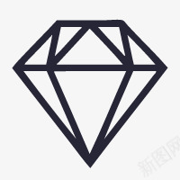 透明钻石图标png_新图网 https://ixintu.com 图标 透明 钻石