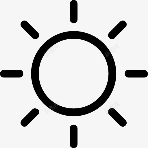 晴天天气中风符号图标png_新图网 https://ixintu.com 光线 唧唧的天气中风 圈 天 天气 天气图标 太阳 星 晴天符号 界面 阳光明媚 风雨气温图