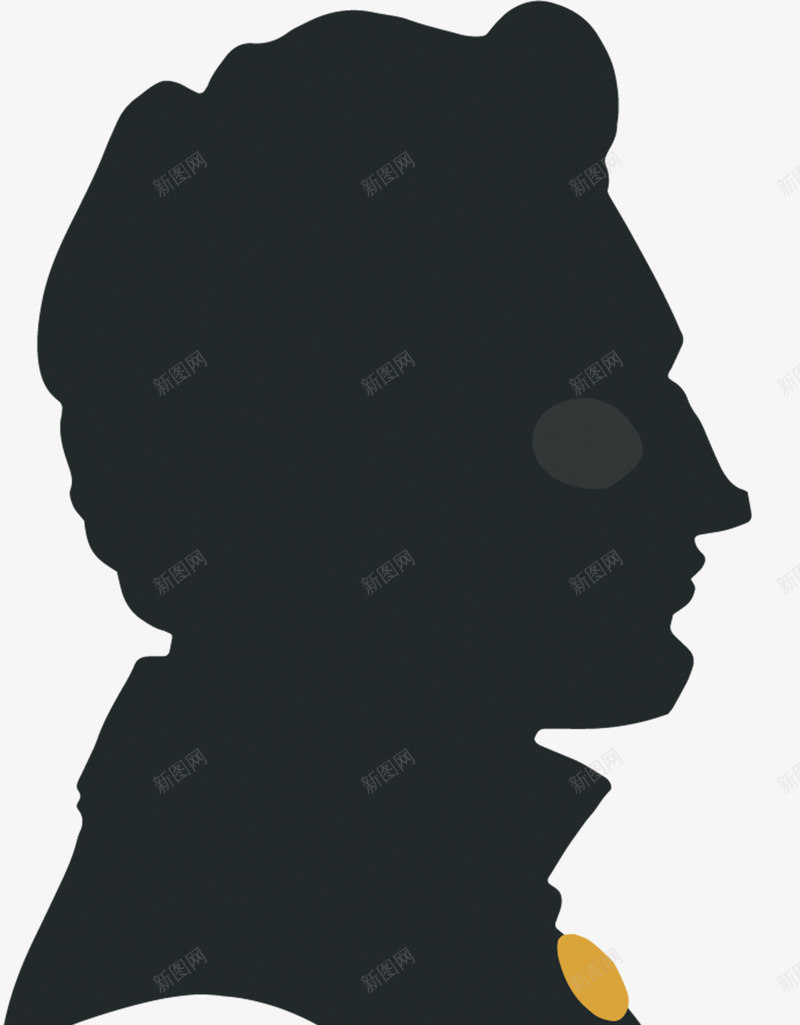 黑色男人剪影侧面png免抠素材_新图网 https://ixintu.com 剪影 卡通 卡通手绘 可爱 成功男士 男人 简单