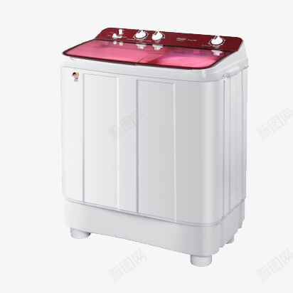 海尔洗衣机EPB85159Wpng免抠素材_新图网 https://ixintu.com 产品实物 双桶双缸 洗衣机 海尔 透明盖