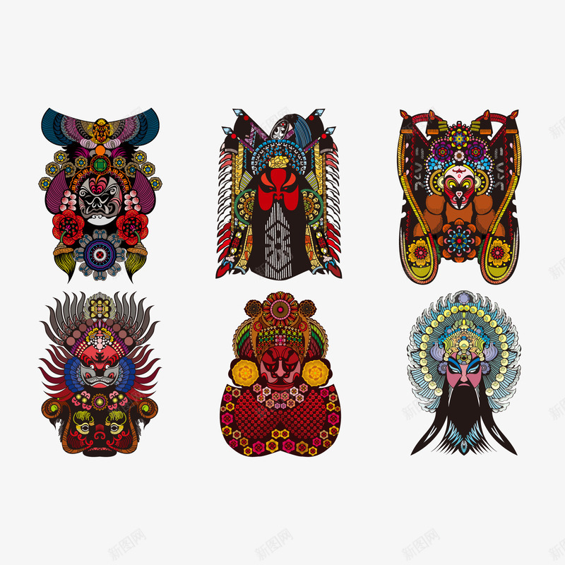 演戏京剧人物png免抠素材_新图网 https://ixintu.com 中国风 京剧 演戏