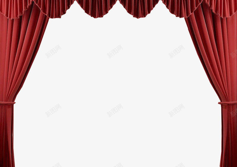 红色舞台布png免抠素材_新图网 https://ixintu.com 台布 布 背景 舞台 舞台布 舞台背景