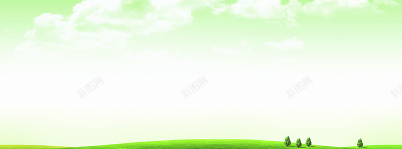 摄影手绘绿色草地白色云png免抠素材_新图网 https://ixintu.com 摄影 白色 绿色 草地