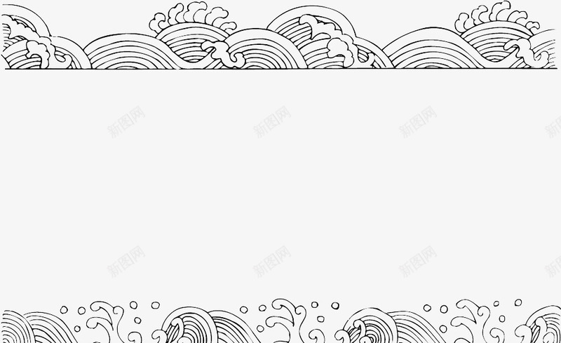 黑白水纹png免抠素材_新图网 https://ixintu.com PPT 合成 水纹 迸溅 黑白