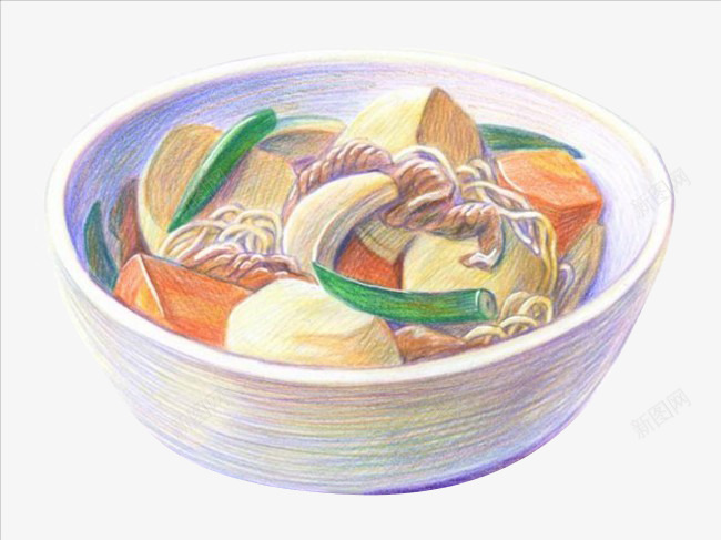 手绘精致关东煮png免抠素材_新图网 https://ixintu.com 免抠 关东煮 手绘 食品 餐饮