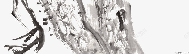 水墨画迎客松png免抠素材_新图网 https://ixintu.com 国画 国画线稿 工笔画迎客松 松树线稿 水墨松树 水墨迎客松 迎客松