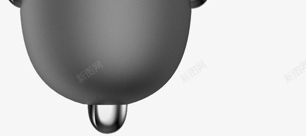 车载充电器png免抠素材_新图网 https://ixintu.com 工业产品 汽车用品 电子科技 黑灰色