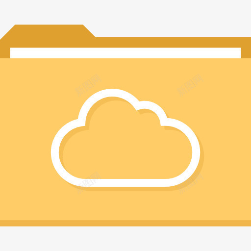 文件夹图标png_新图网 https://ixintu.com 办公材料 存储 数据存储 文件和文件夹 文件夹 文件存储