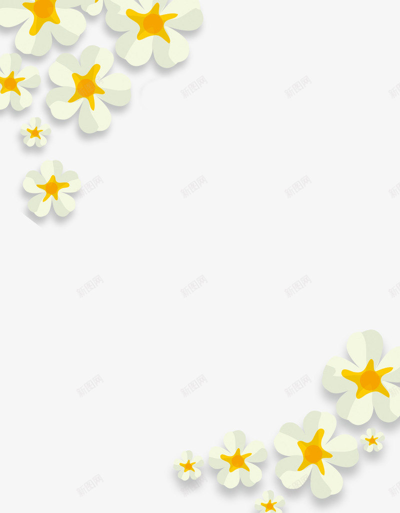 清新小碎花psd免抠素材_新图网 https://ixintu.com 小碎花 清新 花卉