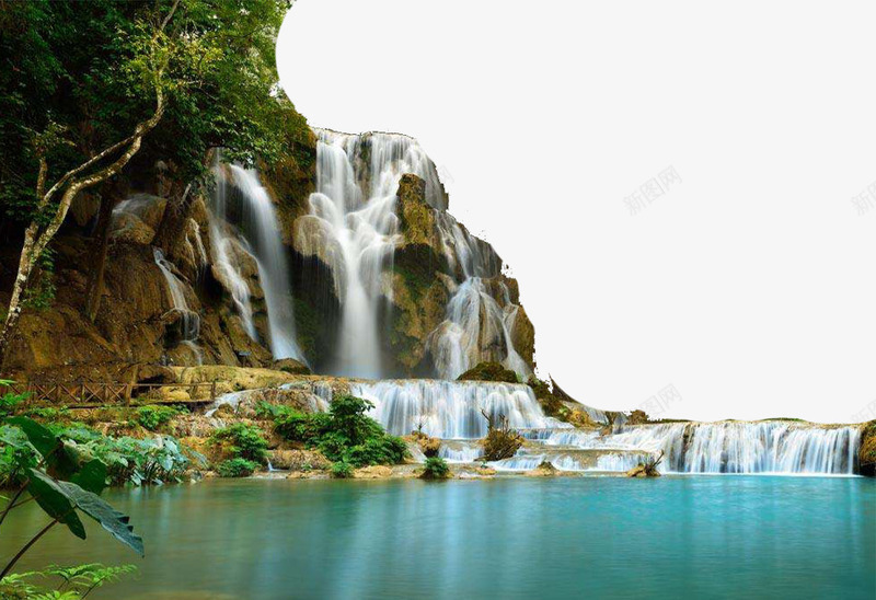 2017水水潭png免抠素材_新图网 https://ixintu.com 无色 水 水潭 风景