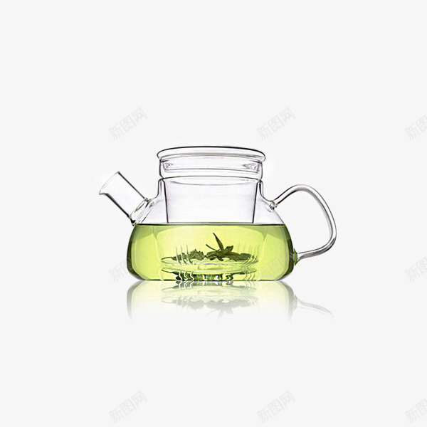 耐热玻璃防爆茶壶高硼硅凉水壶png免抠素材_新图网 https://ixintu.com 产品实物 玻璃茶壶